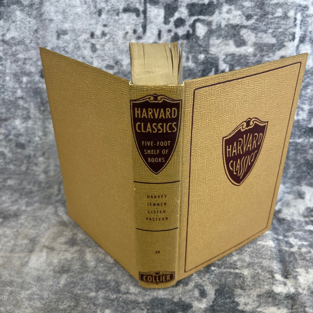 Harvard Classics Vol 38 Harvey Jenner Lister Scientific Paper Collier Hardcover